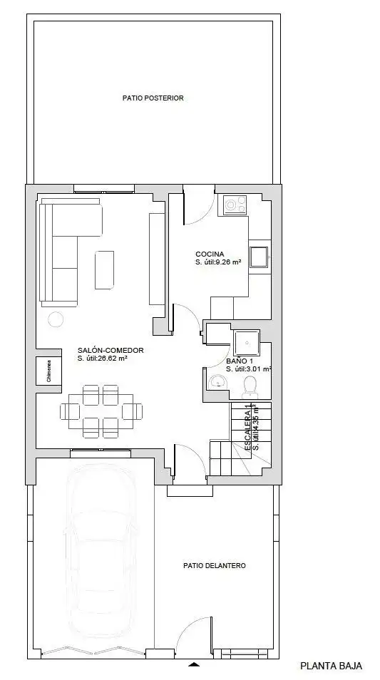 Casa adosada en venta en Campillos con Jardín privado y Terraza