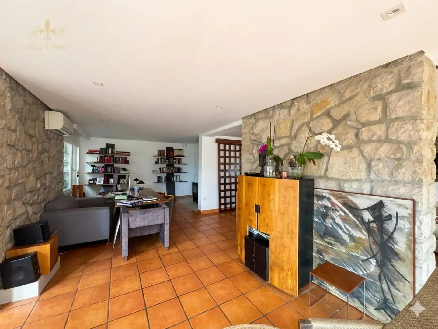 Wohnzimmer von Haus oder Chalet zum Verkauf in L'Alfàs del Pi mit Klimaanlage und Schwimmbad