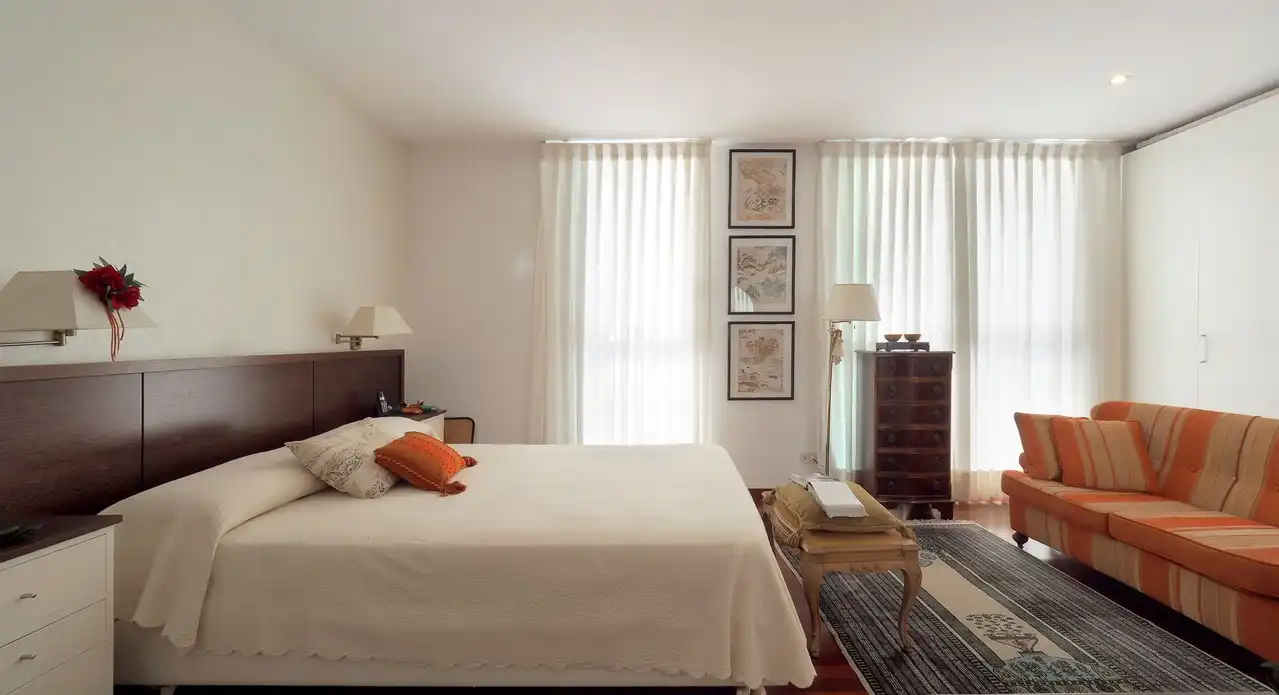 Bedroom of Houses for sale in Barcelona  with Parquet flooring, Terrace and Furnished