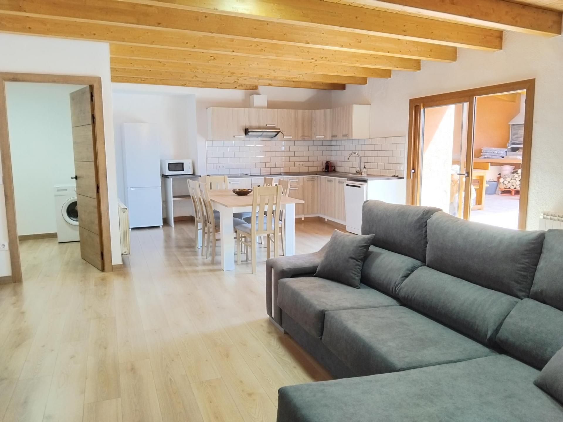 Living room of Single-family semi-detached for sale in Les Valls d'Aguilar  with Heating