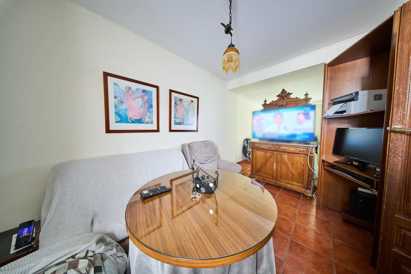 Sala de estar de Casa o chalet en venta en Alhama de Granada con Calefacción, Terraza y Amueblado