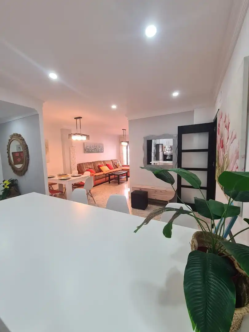 Sala d'estar de Planta baixa en venda en Sanlúcar de Barrameda amb Aire condicionat i Moblat