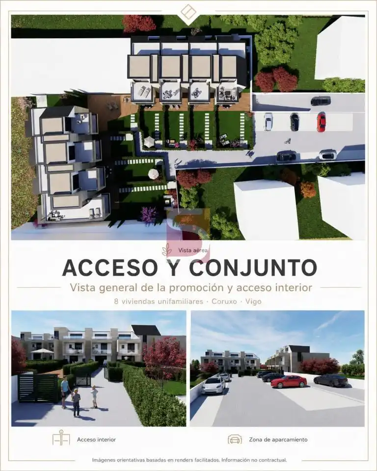 Jardín de Casa o chalet en venta en Vigo  con Calefacción y Jardín privado