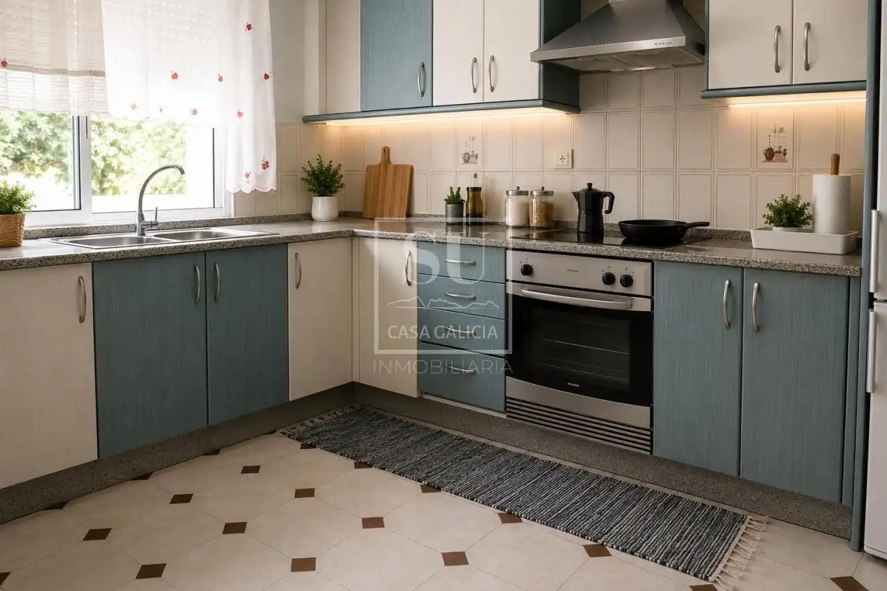 Kitchen of Houses for sale in Baiona  with Heating, Private garden and Terrace