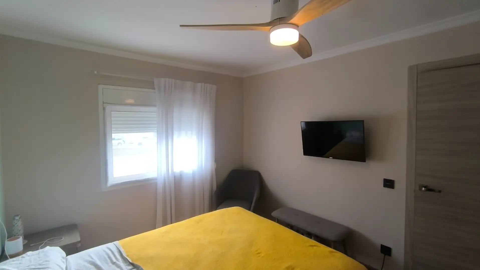 Schlafzimmer von Wohnung zum Verkauf in Tarragona mit Klimaanlage, Parkett und Terrasse