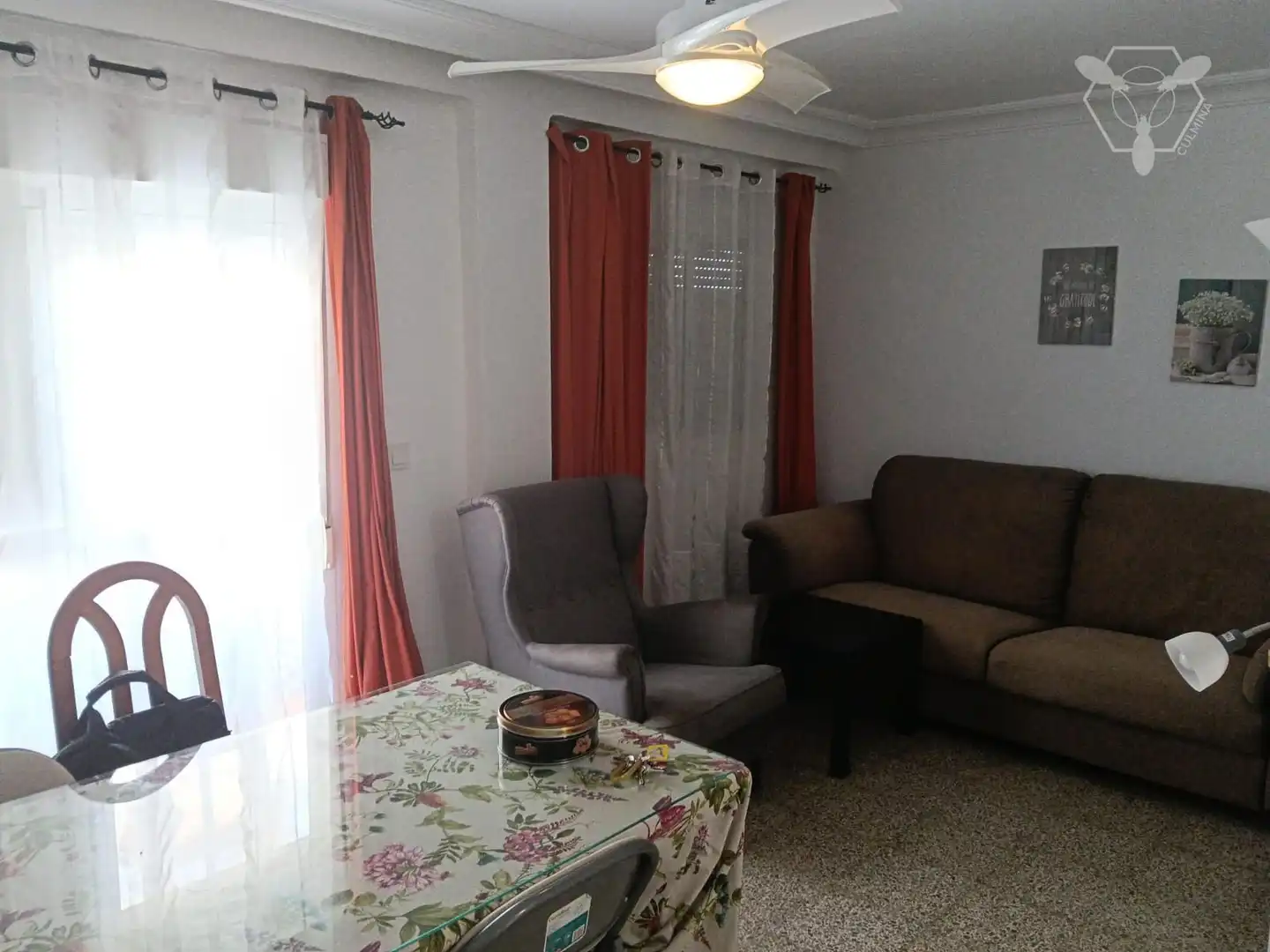Sala de estar de Piso en venta en Huelva con Terraza y Amueblado