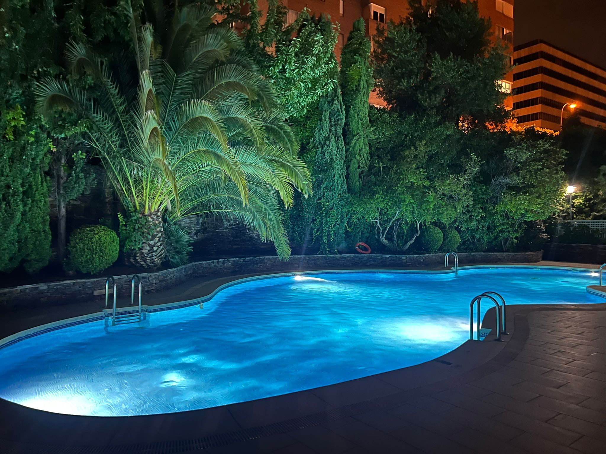 Swimming pool of Apartment for sale in  Madrid Capital  with Air Conditioner, Heating and Private garden