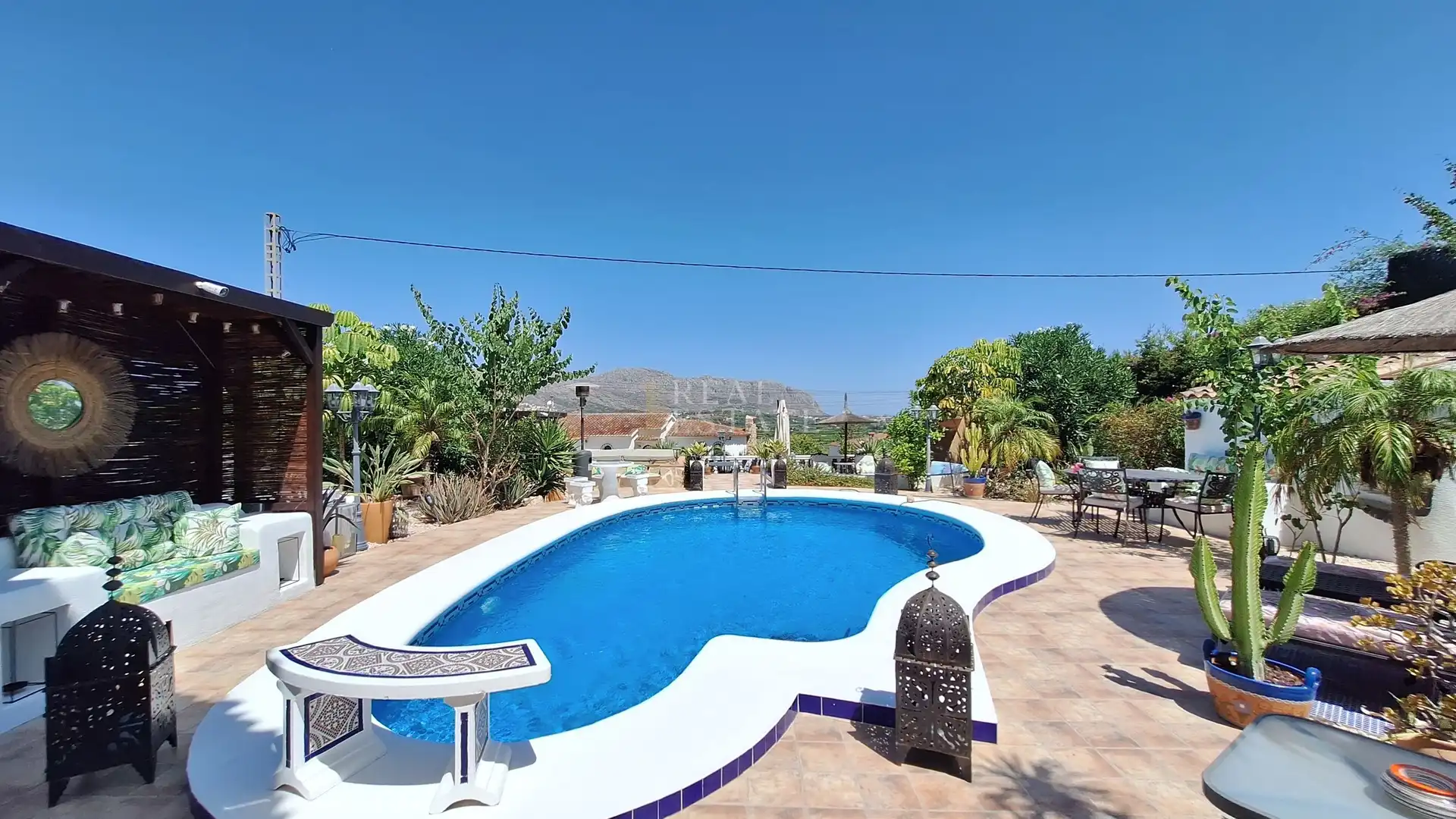 Piscina de Casa o xalet en venda en Benidoleig amb Aire condicionat, Terrassa i Traster