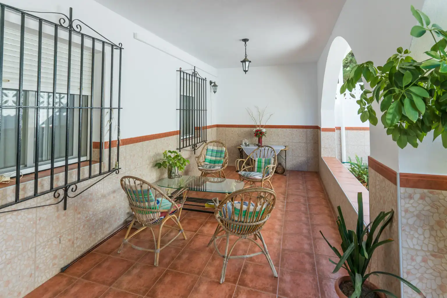 Terrace of Country homes for sale in Bonares  with Private garden, Terrace and Swimming Pool
