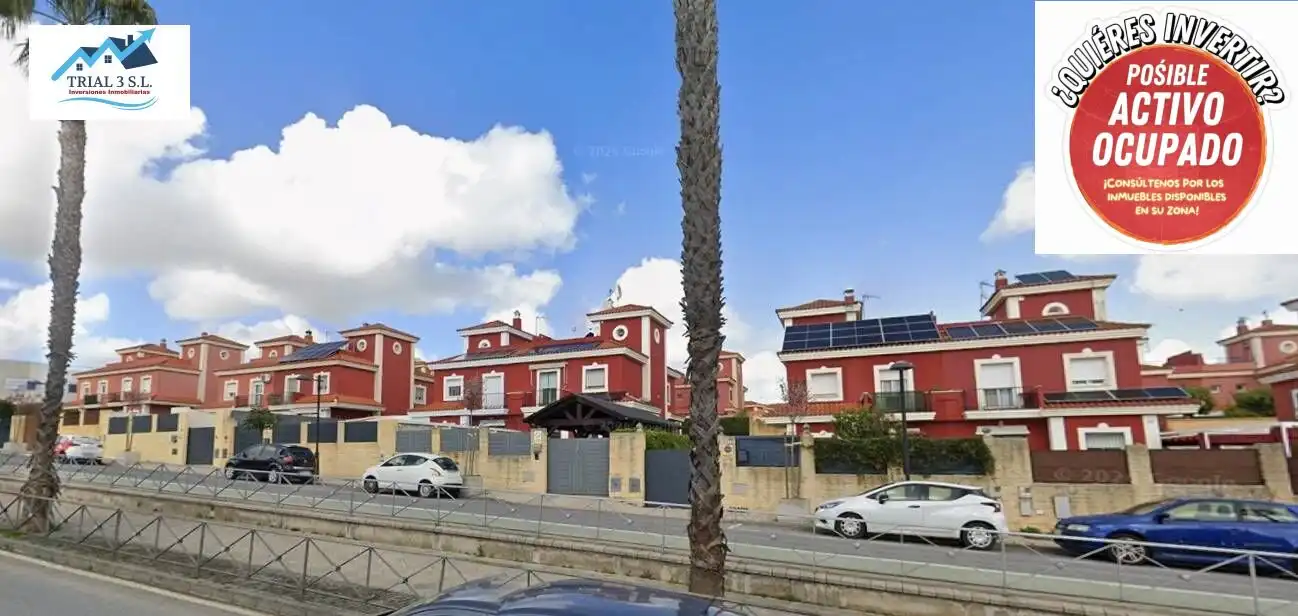 Exterior view of Houses for sale in Salteras  with Private garden and Community pool