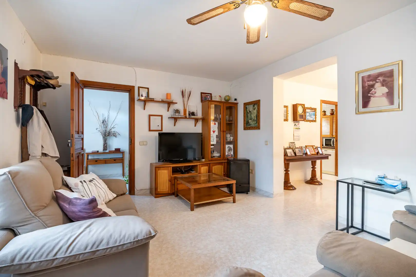 Sala d'estar de Casa o xalet en venda en  Palma de Mallorca amb Aire condicionat, Terrassa i Balcó