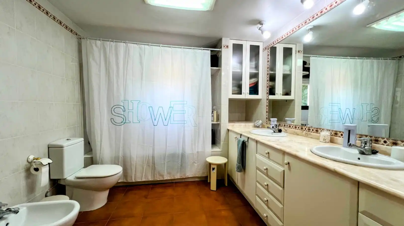 Baño de Finca rústica en venta en Dénia con Calefacción, Terraza y Piscina