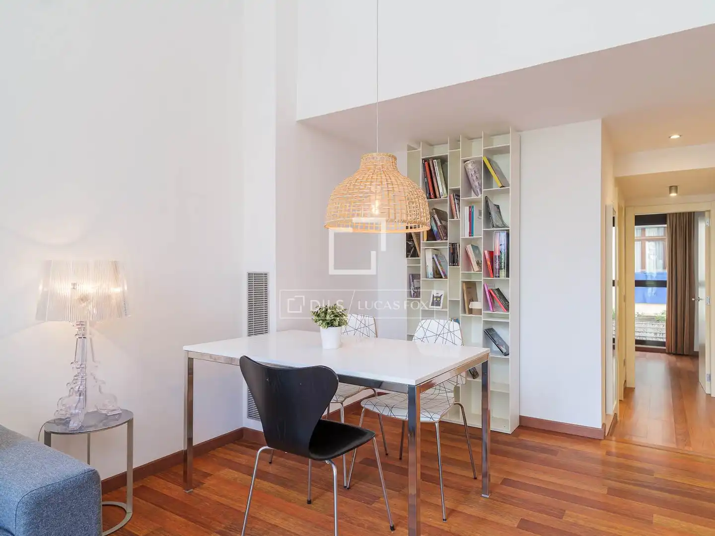 Esszimmer von Wohnung zum Verkauf in Barcelona mit Klimaanlage, Heizung und Parkett