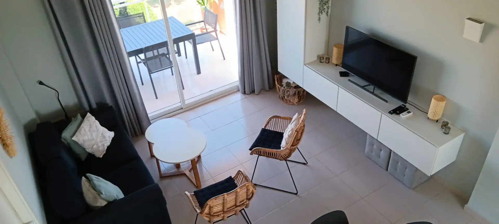 Sala de estar de Ático en venta en Dénia con Aire acondicionado, Calefacción y Terraza