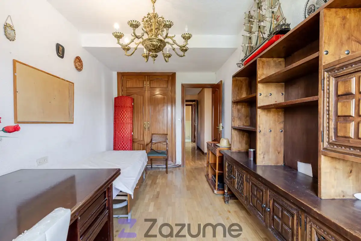 Wohnzimmer von Wohnung zur Miete in Madrid mit Klimaanlage, Heizung und Terrasse