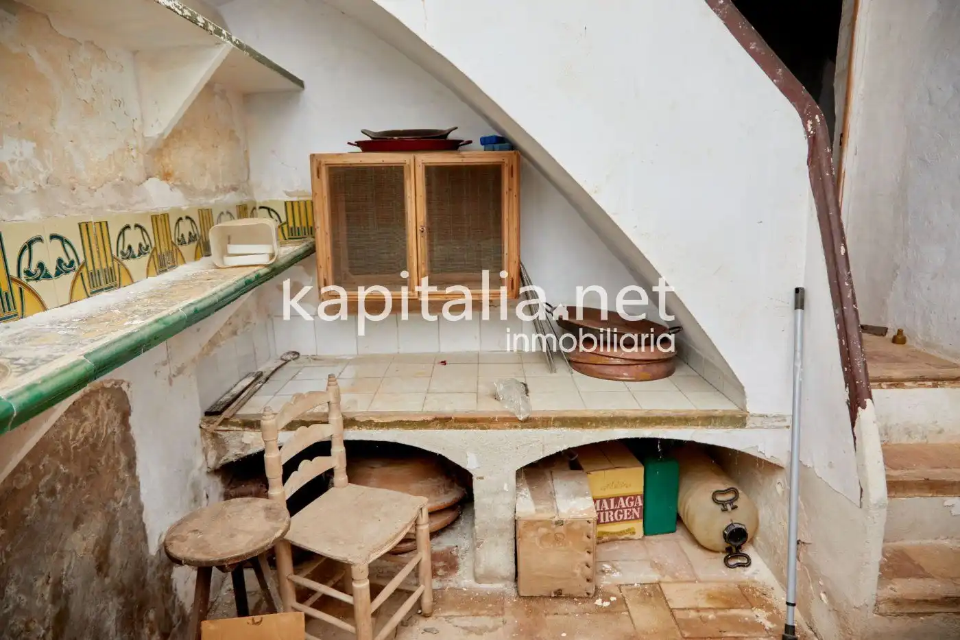 Küche von Country house zum Verkauf in Bocairent mit Privatgarten, Terrasse und Balkon