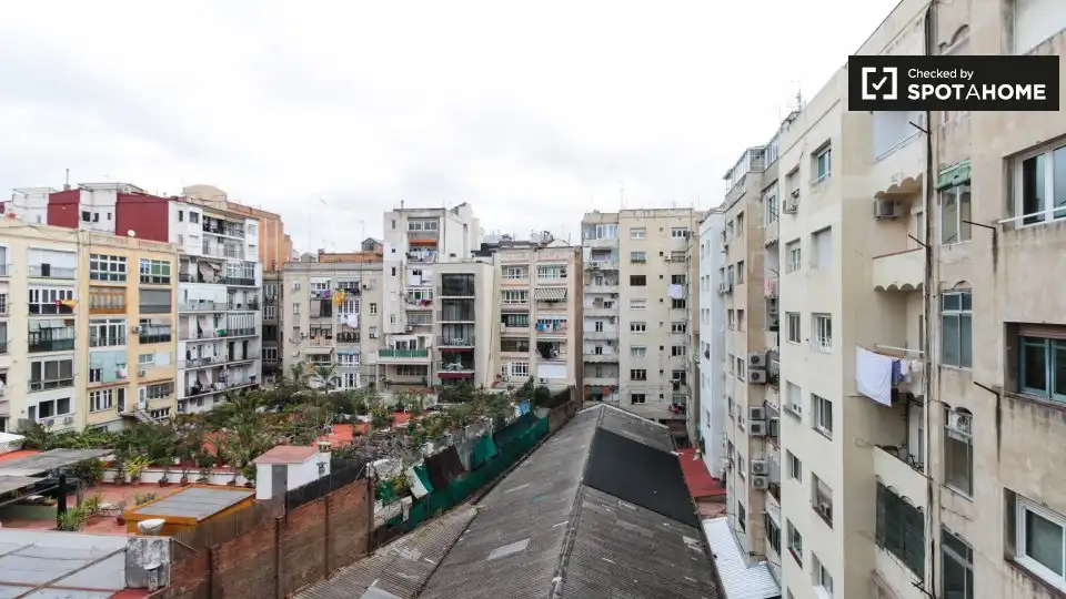 Vista exterior de Apartament per a compartir en Barcelona amb Aire condicionat, Calefacció i Terrassa