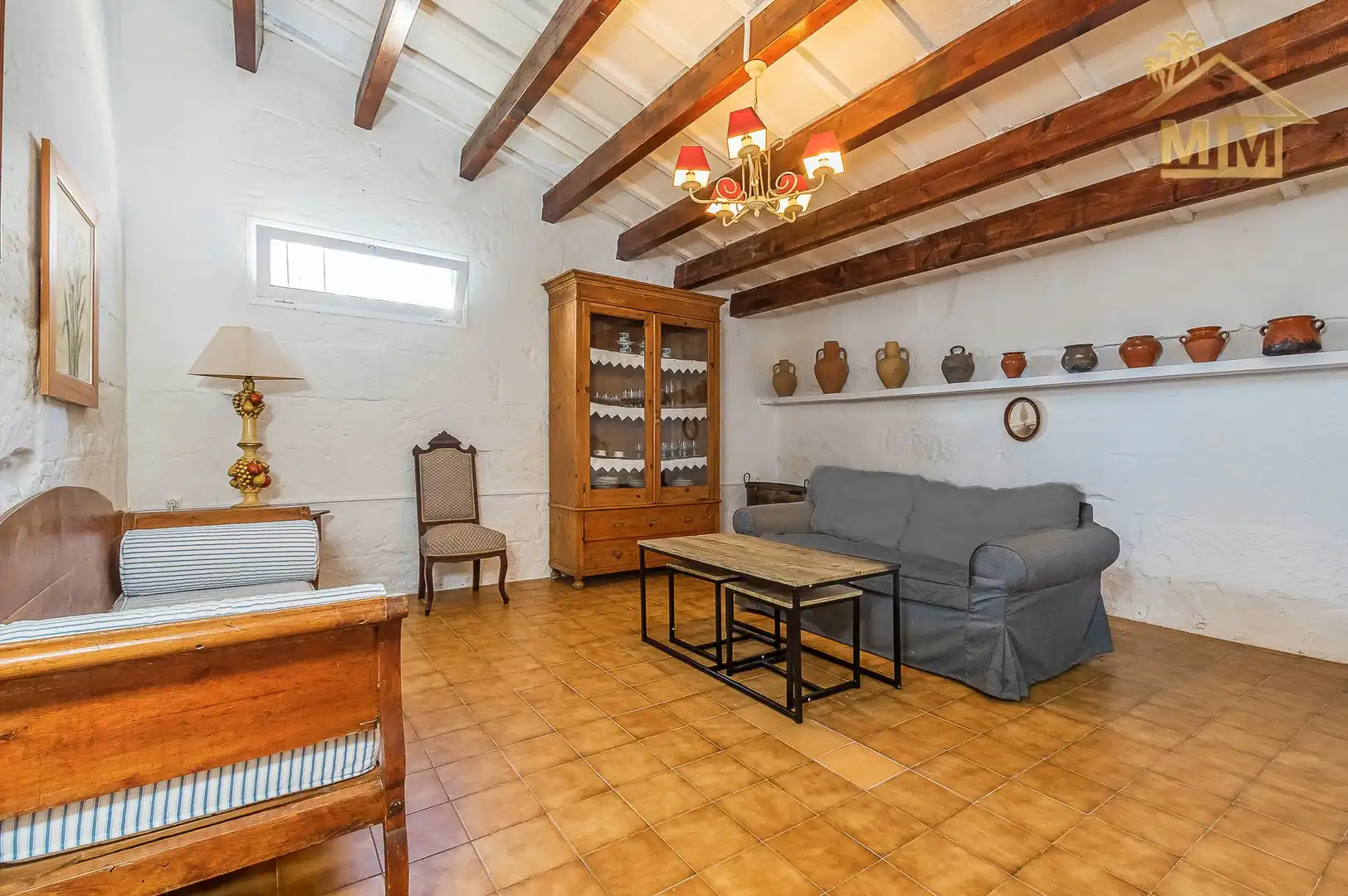 Sala de estar de Casa o chalet en venta en Es Castell con Aire acondicionado, Calefacción y Jardín privado