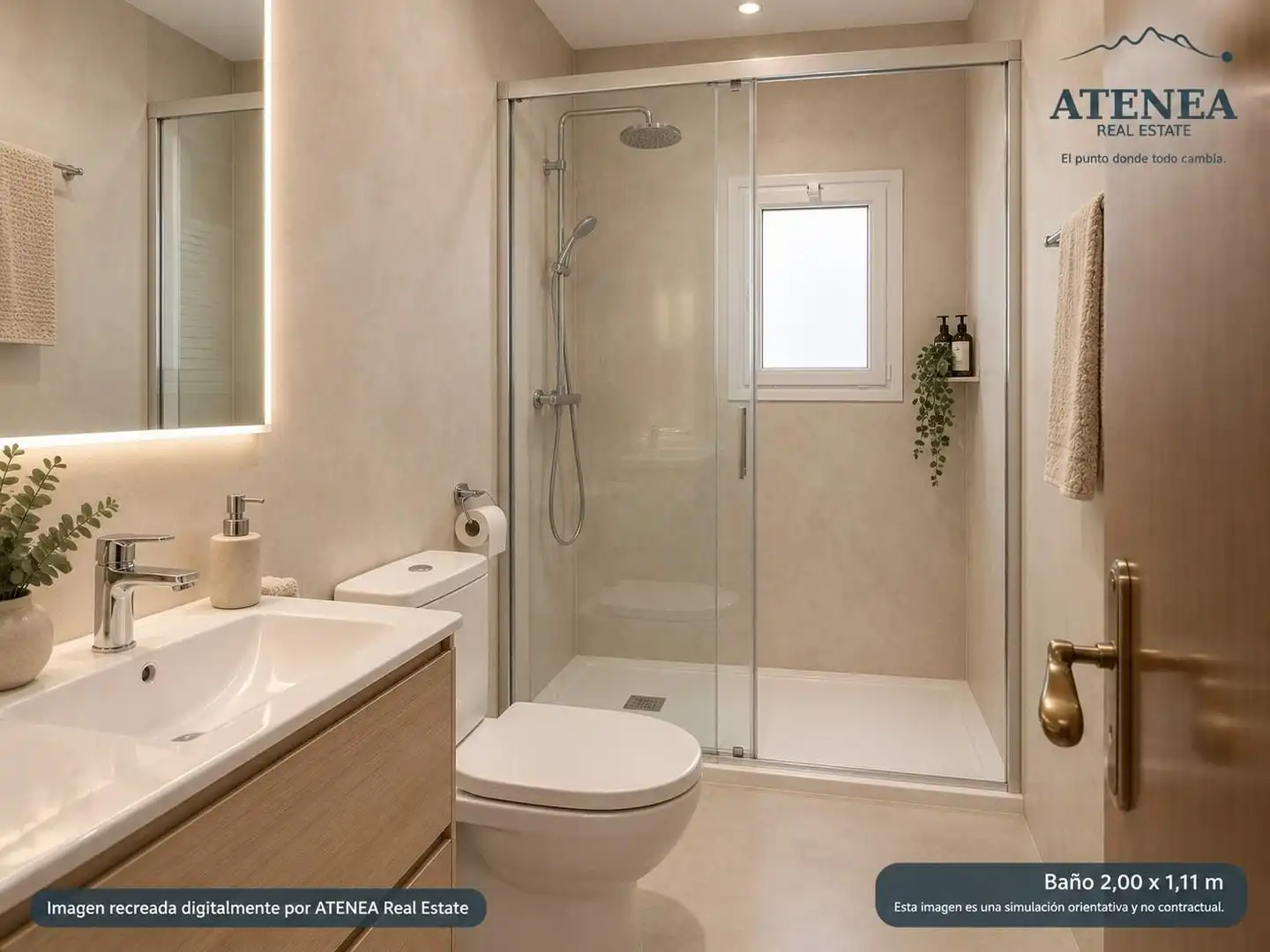 Badezimmer von Wohnung zum Verkauf in L'Hospitalet de Llobregat mit Alarm