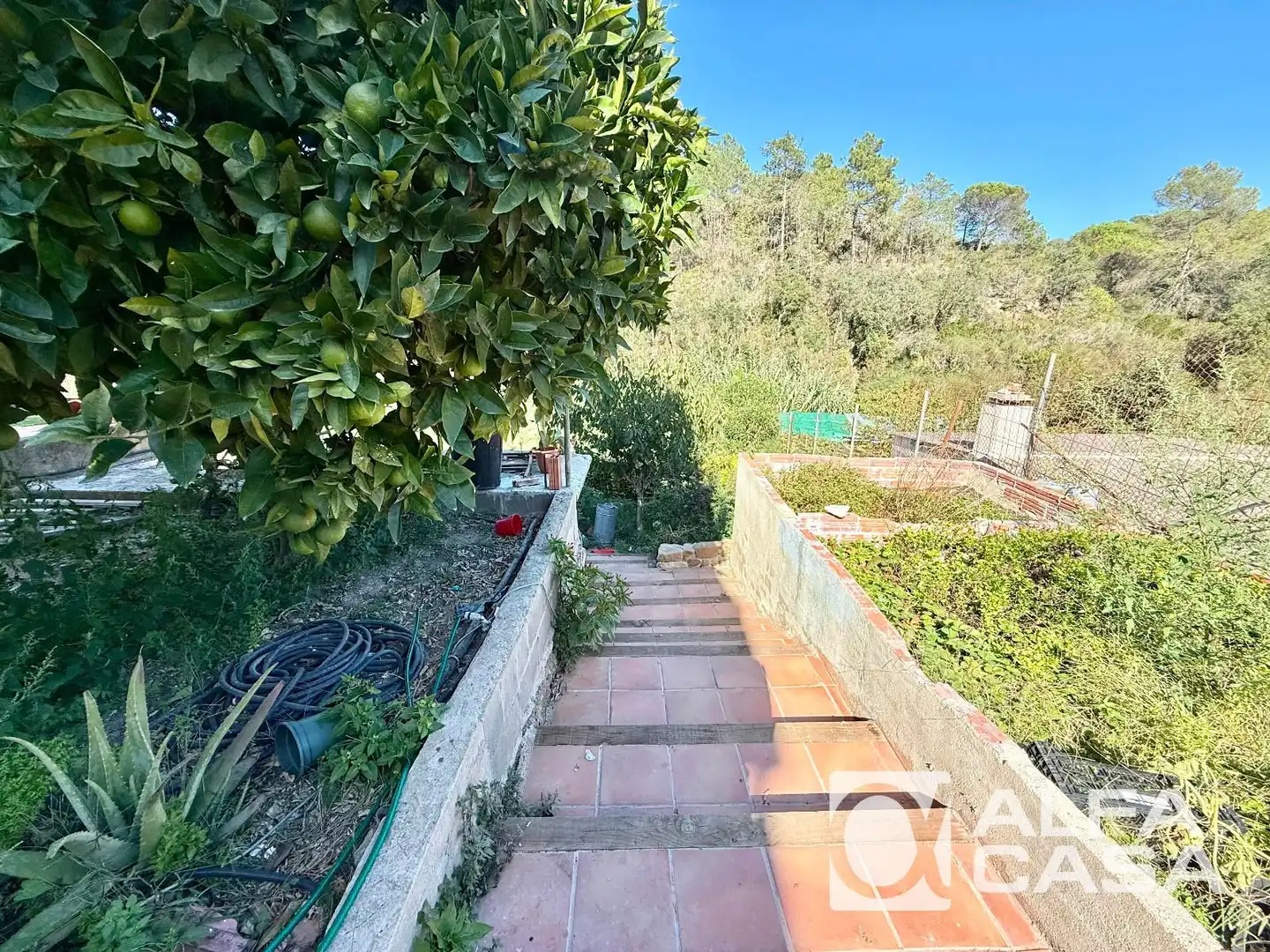 Jardín de Casa o chalet en venta en Lloret de Mar con Calefacción, Parquet y Amueblado