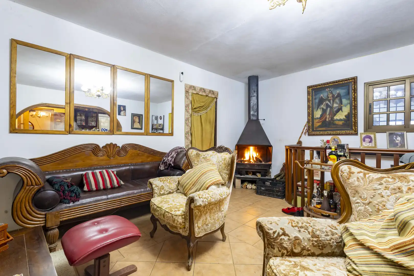 Sala de estar de Finca rústica en venta en San Cristóbal de la Laguna con Calefacción, Jardín privado y Terraza
