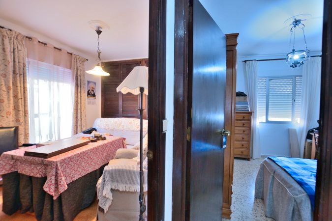 Bedroom of Flat for sale in Ronda  with Air Conditioner, Terrace and Balcony