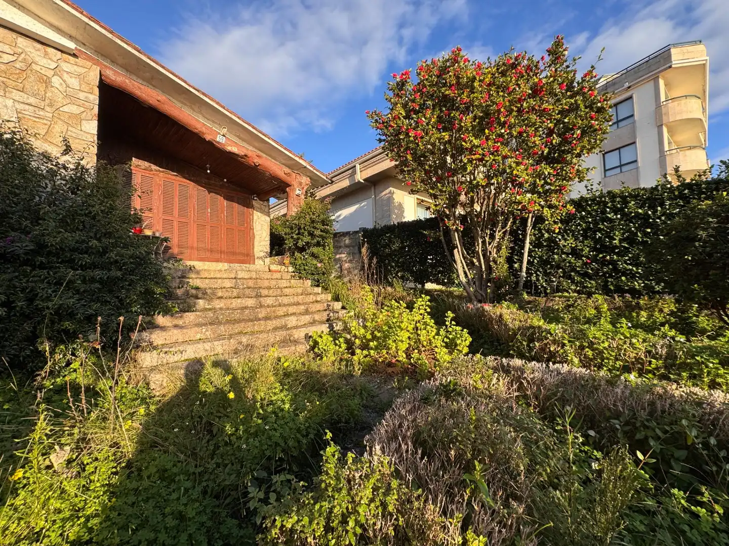Garten von Haus oder Chalet zum Verkauf in Sanxenxo mit Heizung, Privatgarten und Terrasse