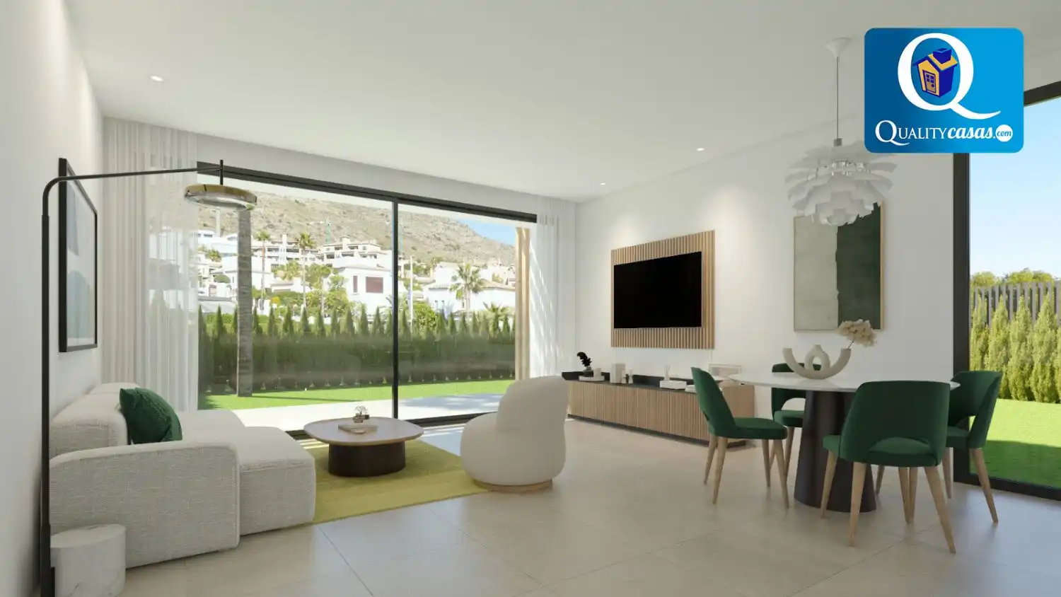 Terraced house with pool for sale in Golf Bahía, imagen 3