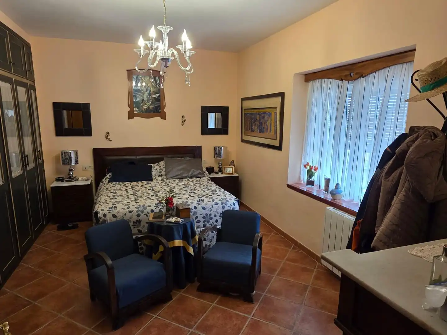 Bedroom of Houses for sale in Ventas de Huelma  with Air Conditioner, Heating and Private garden