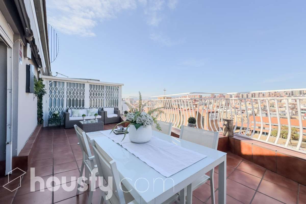 Terrace of Flat for sale in Badalona  with Heating, Terrace and Storage room
