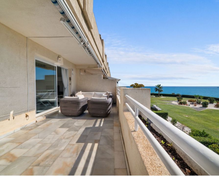 Terrace of Flat for sale in Mijas  with Terrace, Furnished and Oven