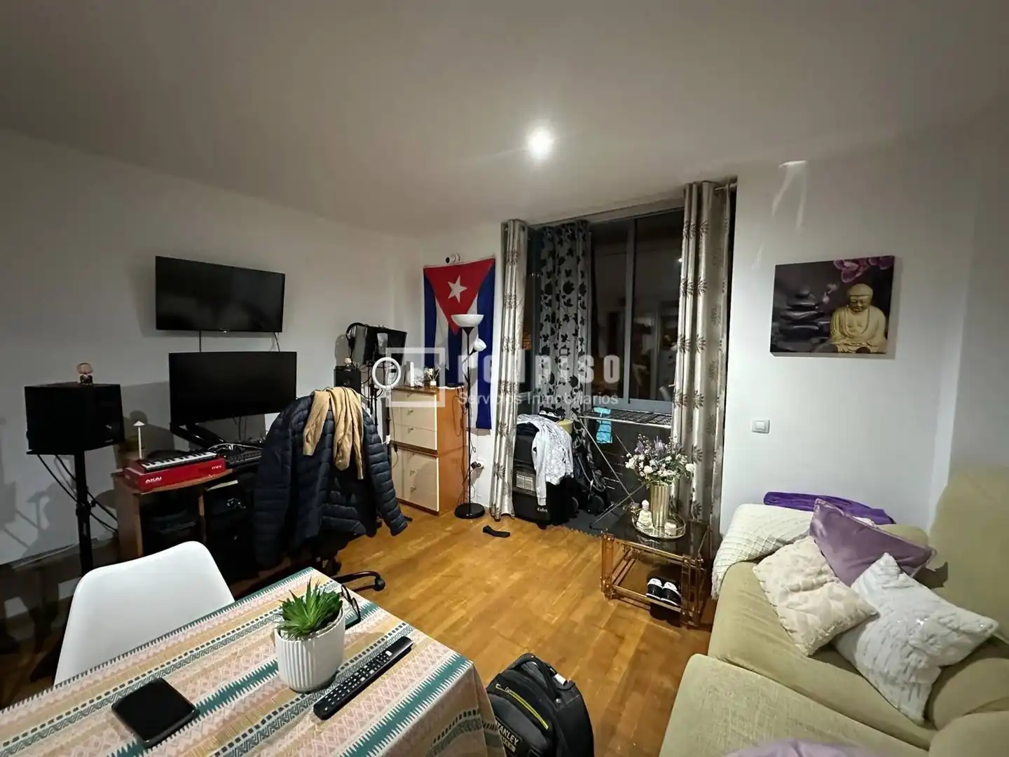 Sala de estar de Piso en venta en Madrid