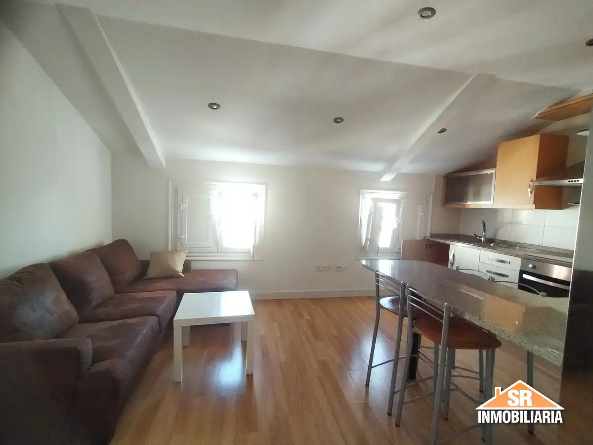 Living room of Flat for rent in A Coruña Capital   with Furnished, Oven and Washing machine