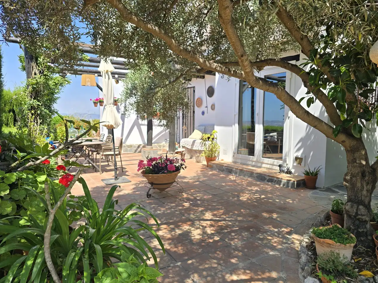 Terrassa de Casa o xalet en venda en Canillas de Aceituno amb Aire condicionat, Terrassa i Piscina