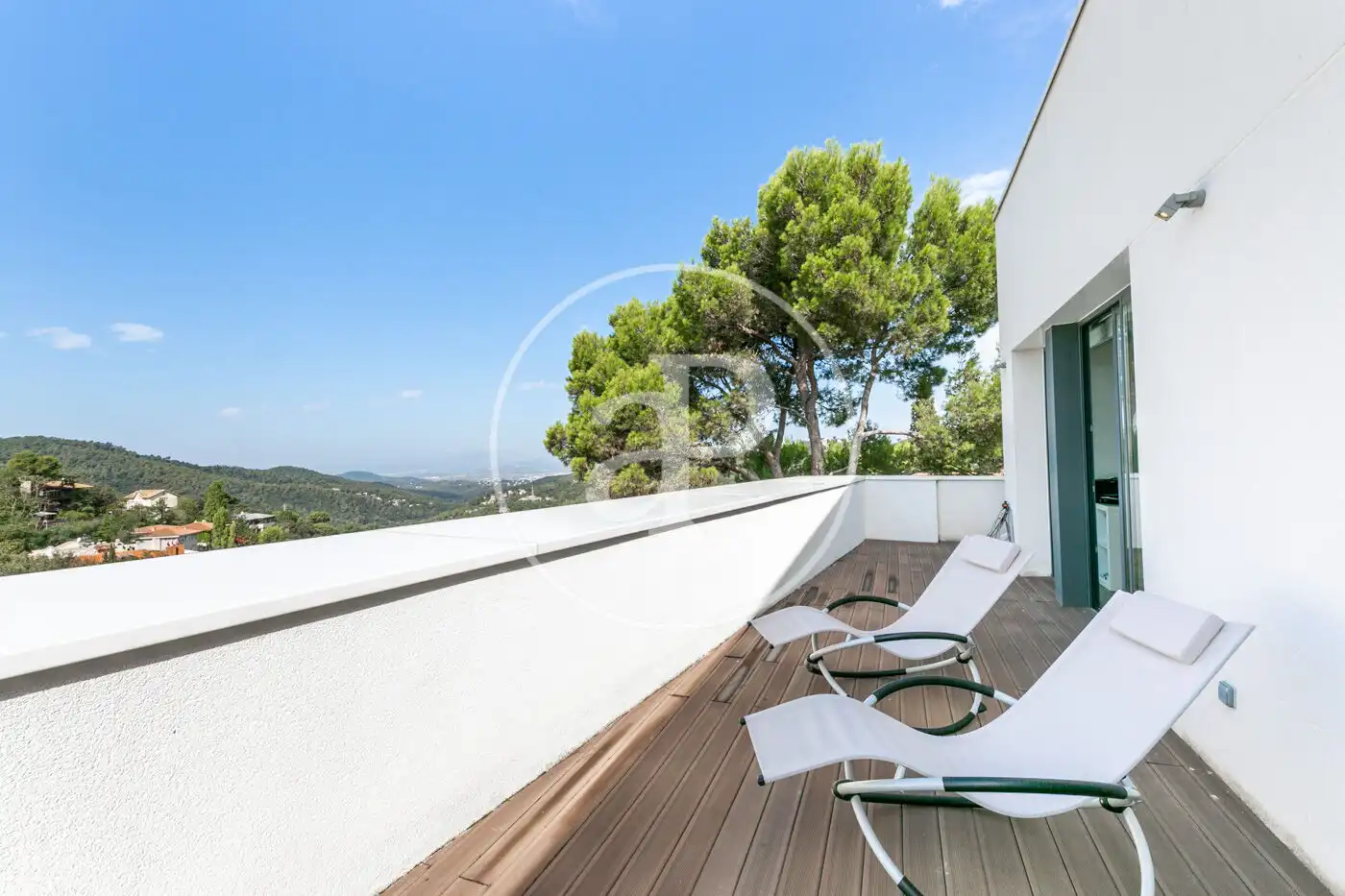 Terrace of Houses for rent in Barcelona  with Air Conditioner, Heating and Private garden