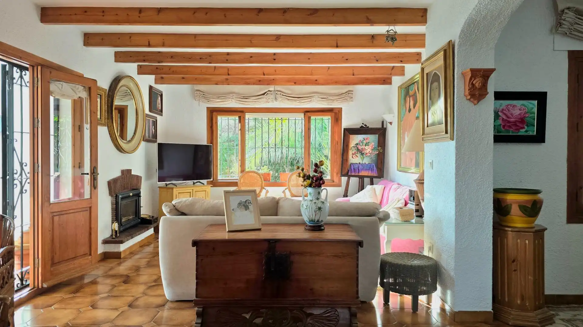 Living room of Houses for sale in Benalmádena  with Air Conditioner, Heating and Private garden