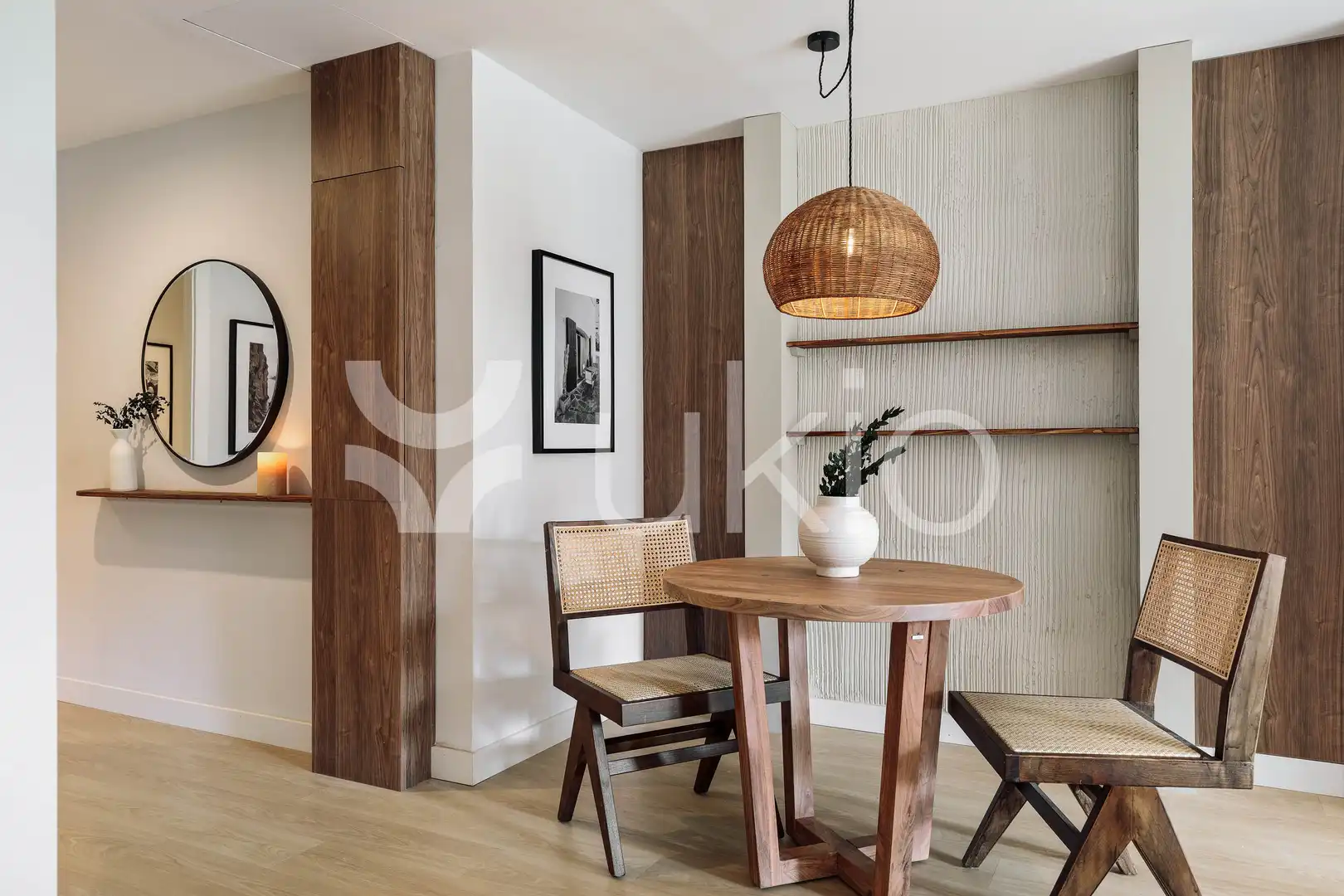 Esszimmer von Wohnungen zur Miete in Barcelona mit Heizung, Terrasse und Möbliert