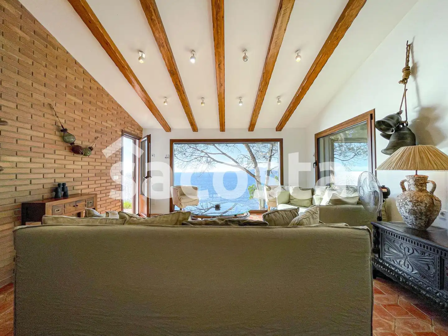 Sala de estar de Casa o chalet en venta en Lloret de Mar con Aire acondicionado, Calefacción y Jardín privado