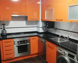 Kitchen of Flat for sale in Oviedo   with Heating, Parquet flooring and Storage room