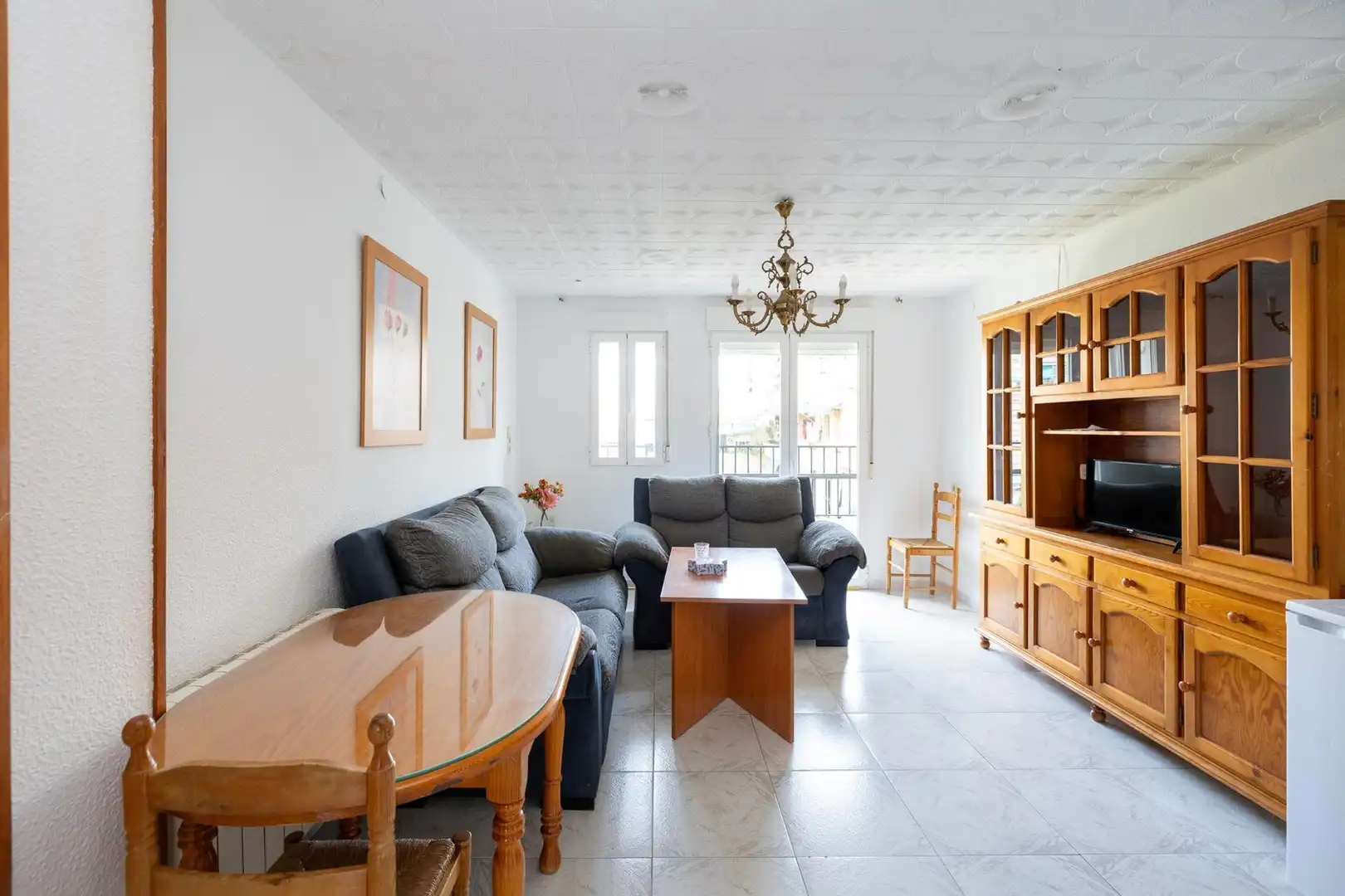 Sala d'estar de Pis en venda en Granada amb Calefacció, Terrassa i Traster