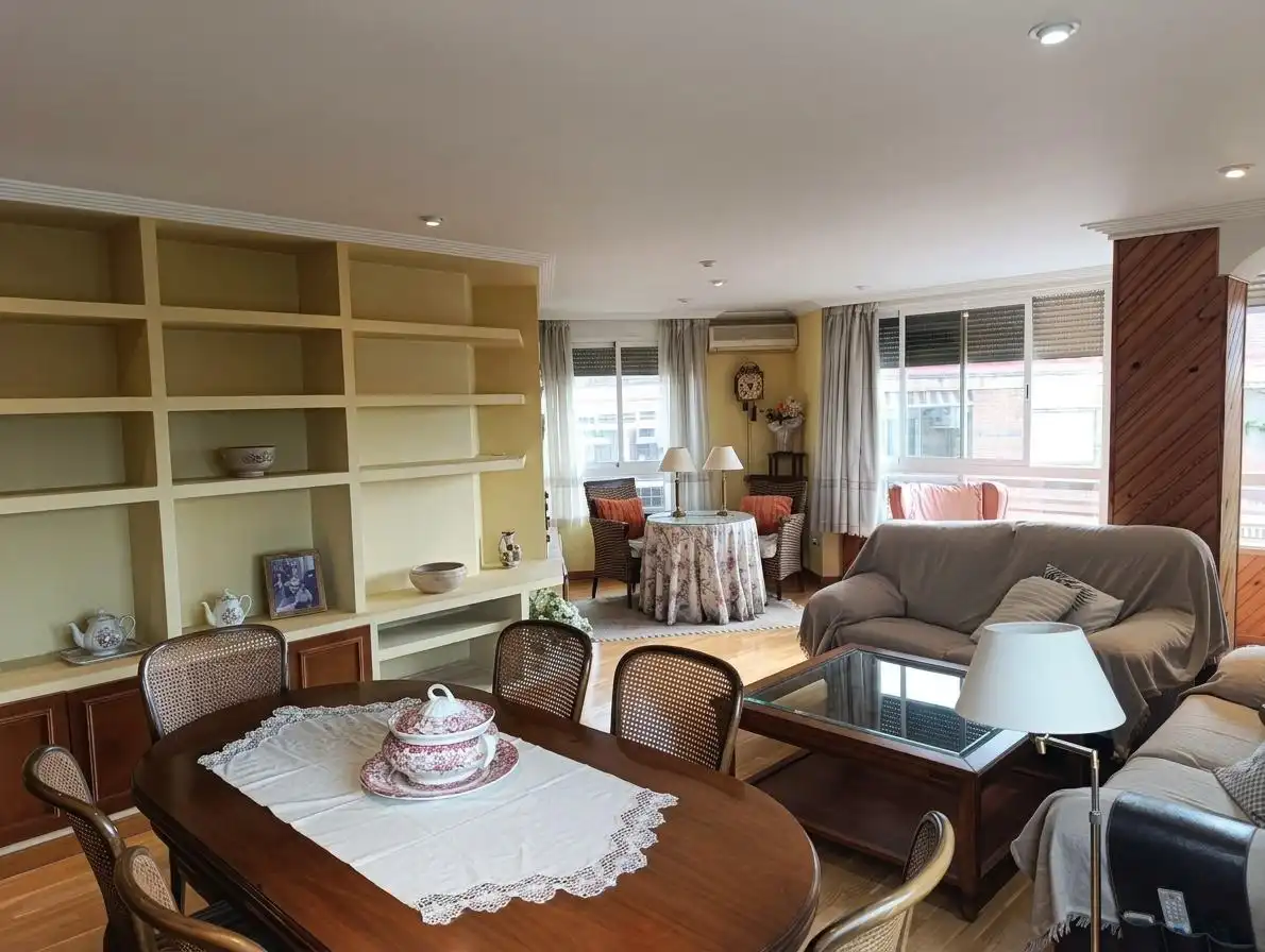 Sala de estar de Piso en venta en Elche / Elx con Aire acondicionado, Parquet y Terraza