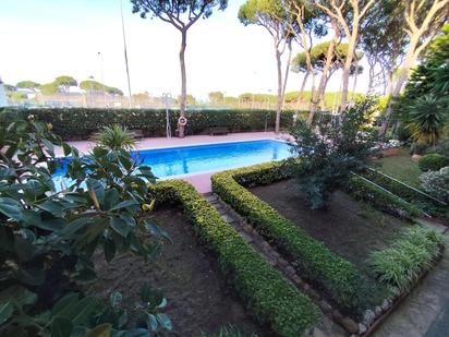 Swimming pool of Flat for sale in Castelldefels  with Heating, Parquet flooring and Terrace