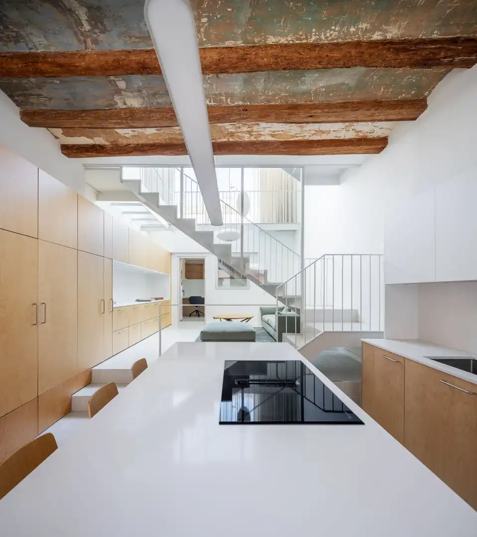Cocina de Casa adosada en venta en Sant Boi de Llobregat con Aire acondicionado, Calefacción y Terraza