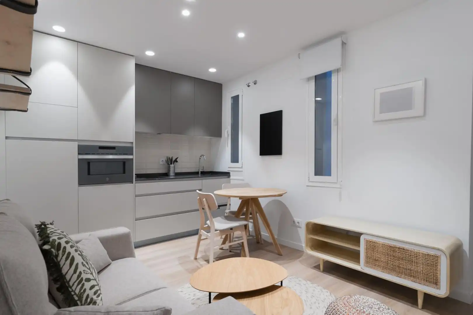 Kitchen of Apartments for rent in Madrid  with Air Conditioner, Heating and Terrace
