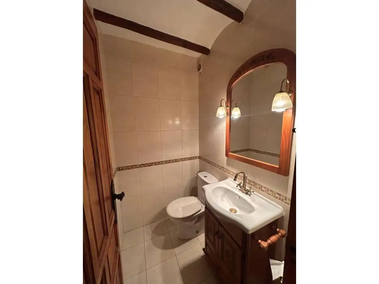Baño de Casa adosada en venta en L'Alcora con Calefacción y Terraza