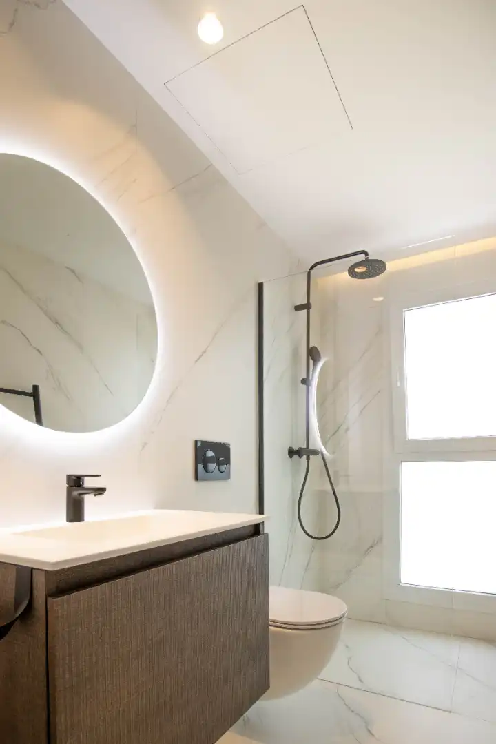 Bathroom of Duplexes for rent in Jávea / Xàbia  with Air Conditioner, Heating and Terrace