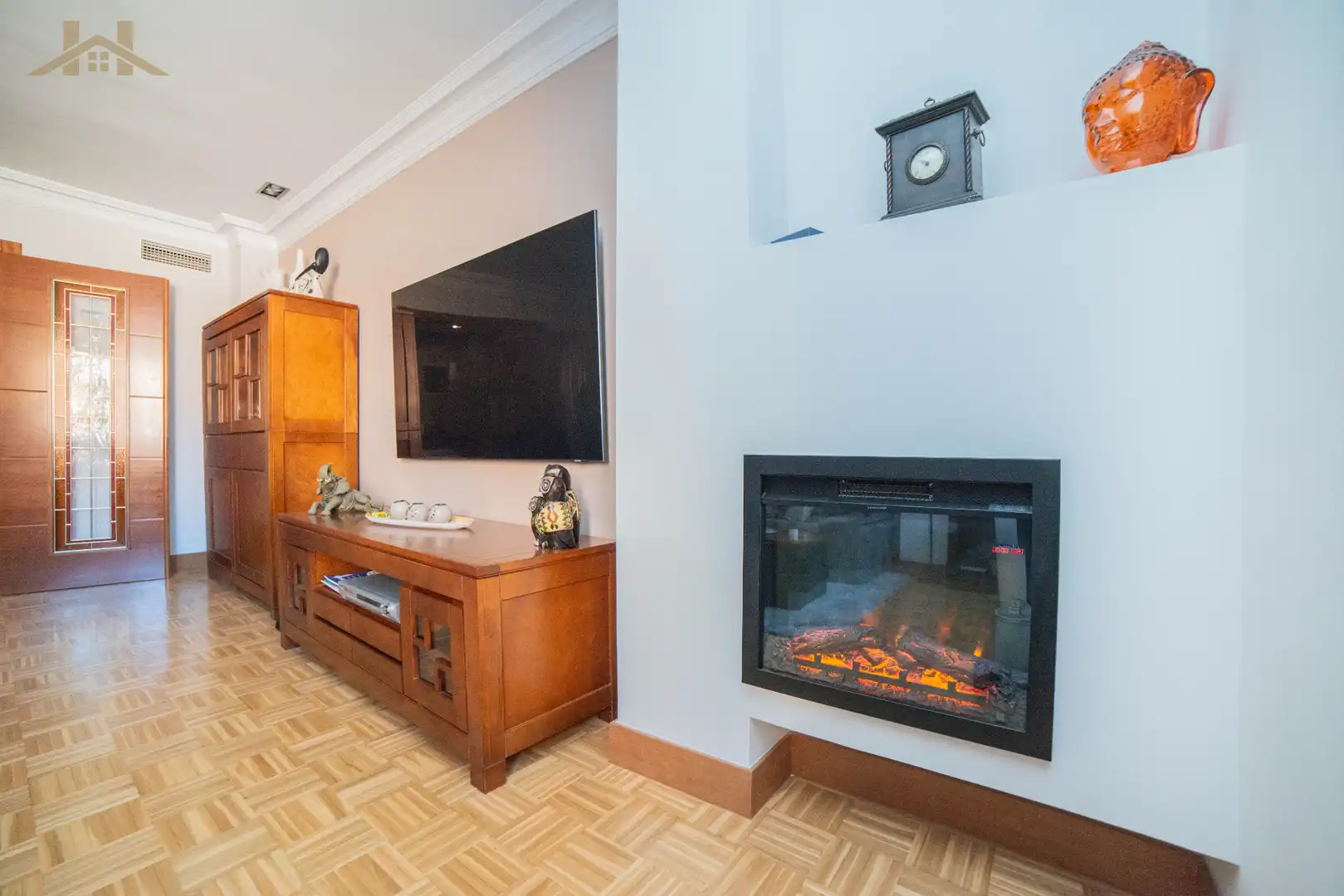 Sala d'estar de Pis en venda en Rivas-Vaciamadrid amb Aire condicionat, Calefacció i Parquet