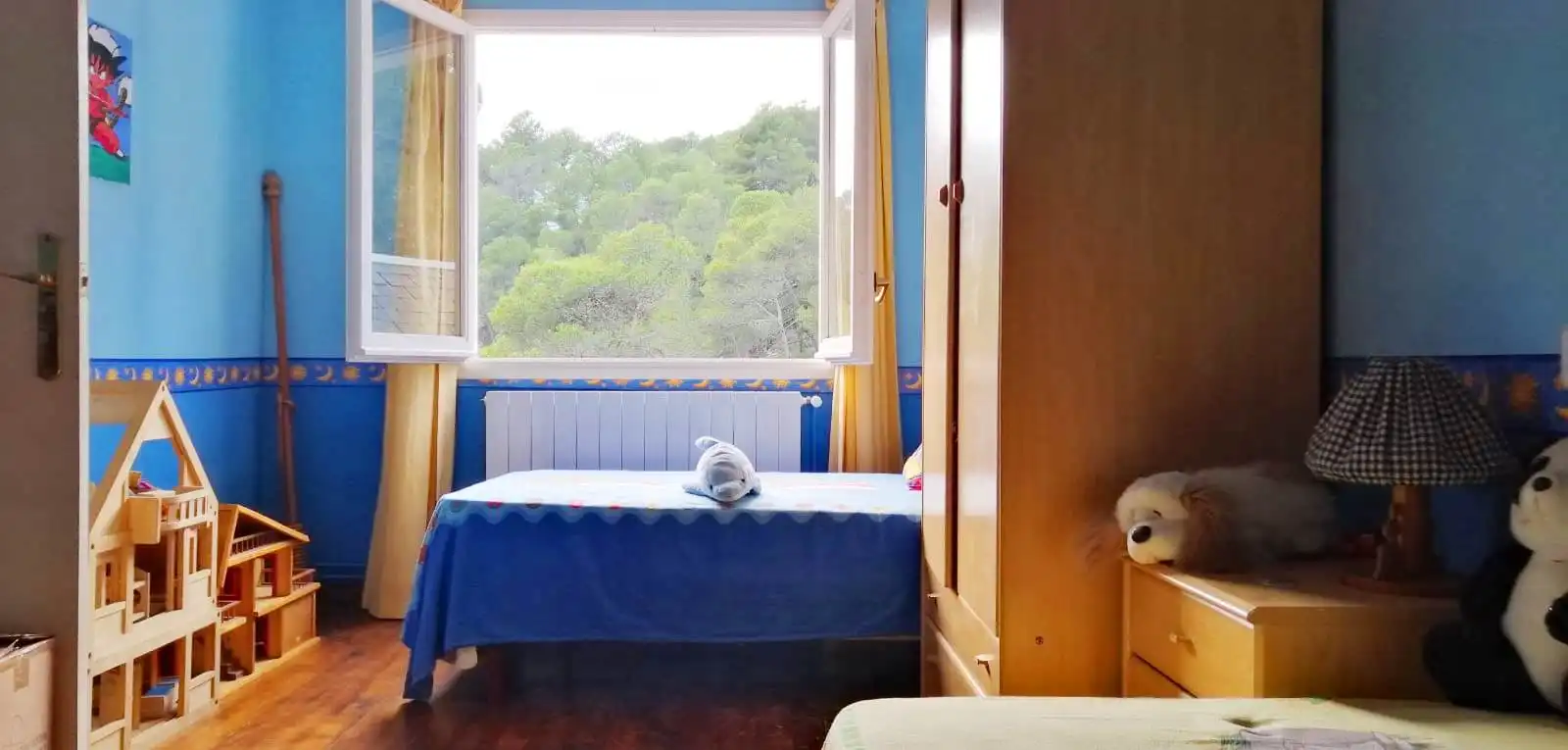 Bedroom of Houses for sale in La Llacuna  with Heating, Private garden and Parquet flooring