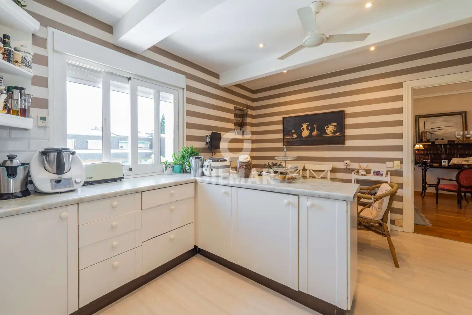 Kitchen of Detached homes for sale in Pozuelo de Alarcón  with Heating, Private garden and Swimming Pool