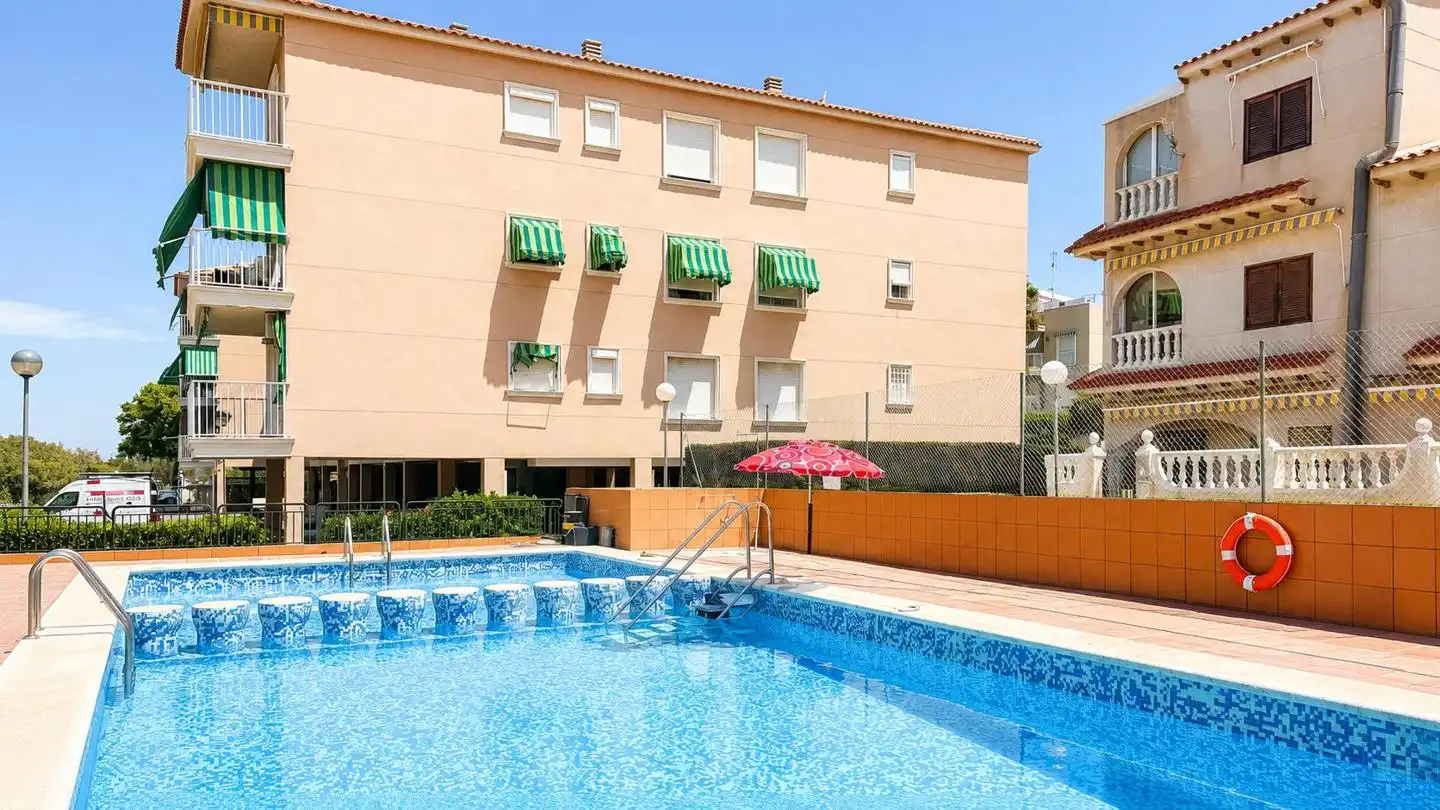 Swimming pool of Flat for sale in Santa Pola  with Terrace, Swimming Pool and Furnished